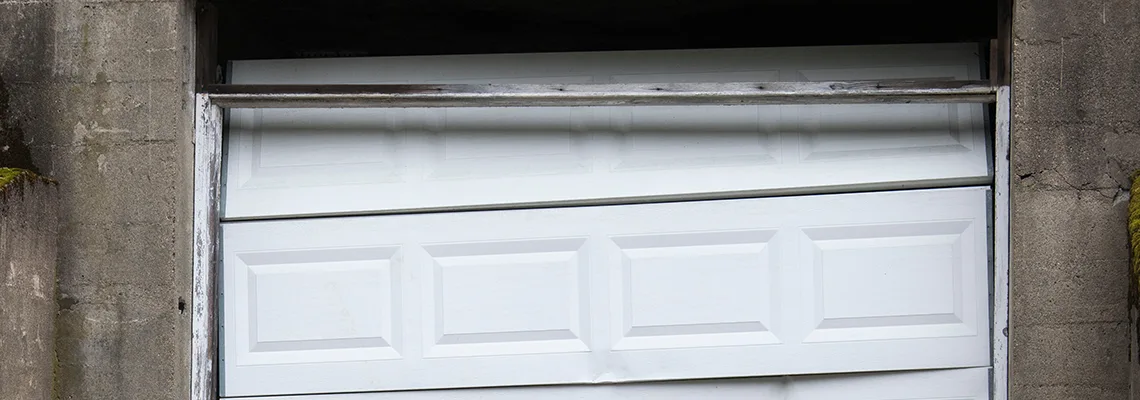 Fallen Commercial Garage Door Repair in Whitby, Ontario